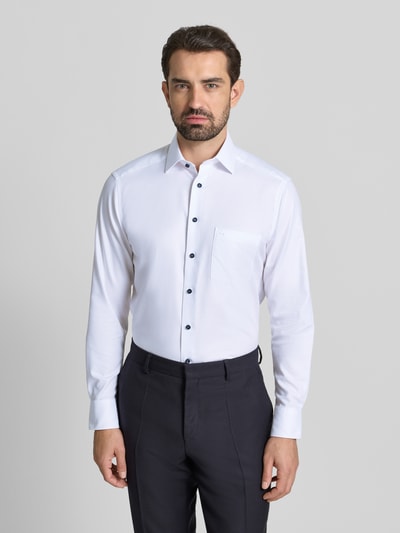 OLYMP Modern fit zakelijk overhemd met kentkraag, model 'NEW KENT' Wit - 4