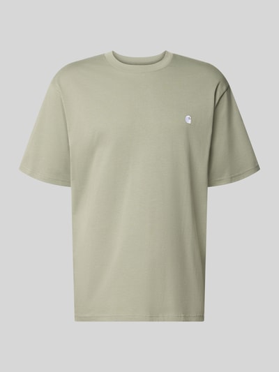 Carhartt Work In Progress Regular Fit T-Shirt aus reiner Baumwolle Modell 'Madison' Hellgruen 1