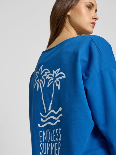 Juvia Longsleeve mit Rundhalsausschnitt Blau 3