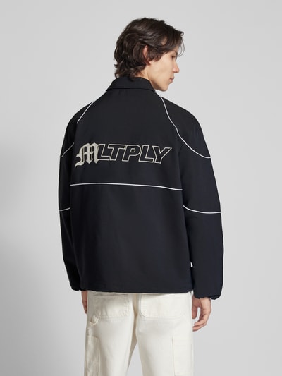 Multiply Apparel Hemdjacke mit Umlegekragen Black 5