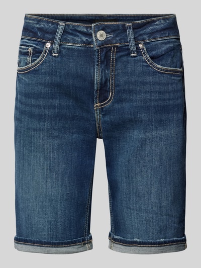 Silver Jeans Szorty jeansowe o kroju regular fit z 5 kieszeniami model ‘Suki’ Ciemnoniebieski 2
