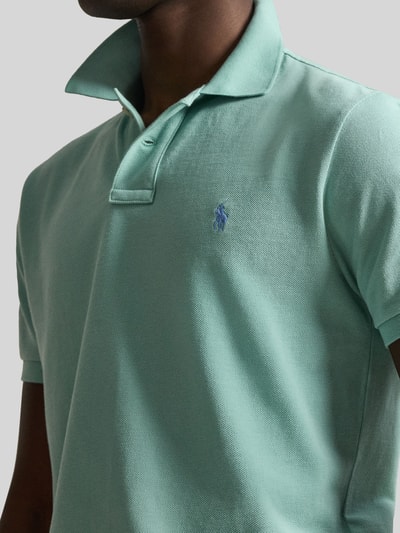 Polo Ralph Lauren Slim Fit Poloshirt aus reiner Baumwolle  Mint 3