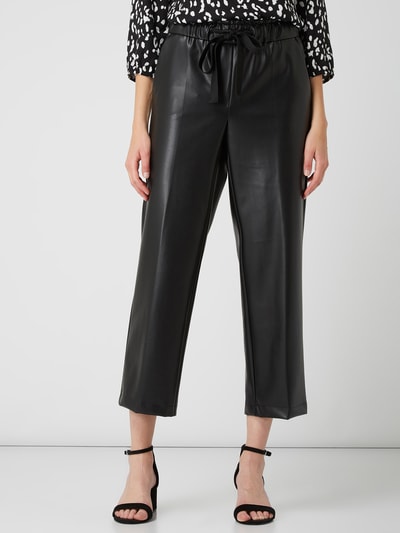 Cambio Culotte in leerlook, model 'Colette' Zwart - 4