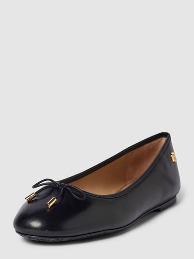 Lauren Ralph Lauren Ballerinas mit Label-Applikation Modell 'JAYNA' Black 1