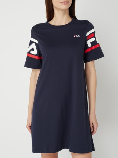 FILA Shirtkleid mit Logo-Prints Dunkelblau 4