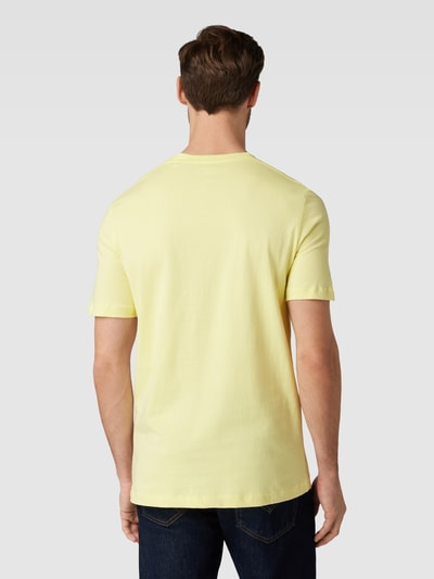 s.Oliver RED LABEL T-Shirt mit Label-Print Hellgelb 5