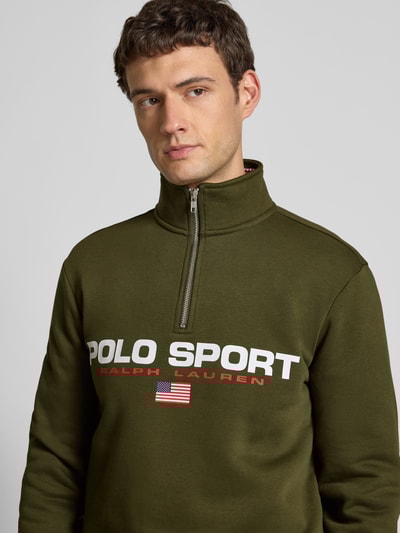 Polo Ralph Lauren Bluza z nadrukiem z logo Oliwkowy 3