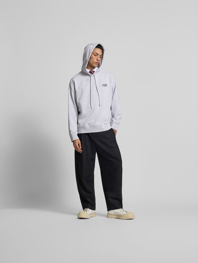 MAISON KITSUNÉ Hoodie mit Kapuze Hellgrau Melange 1