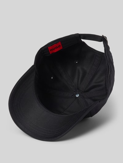 HUGO Basecap mit Label-Applikation Modell 'Ally' Black 2