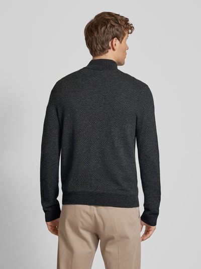 BOSS Strickpullover mit Label-Detail Modell 'Eltorino' Black 5