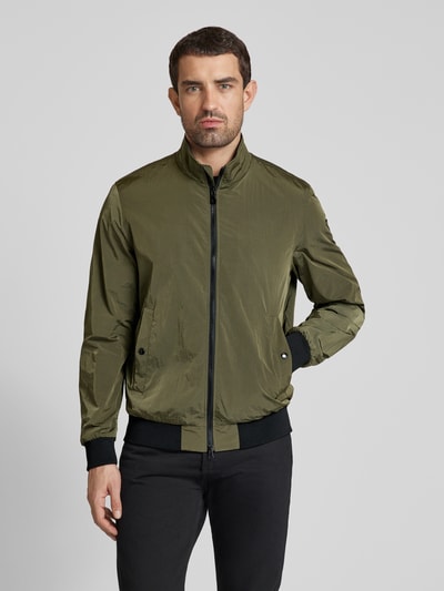 Geox Blouson mit Zweiwege-Reißverschluss Oliv 4