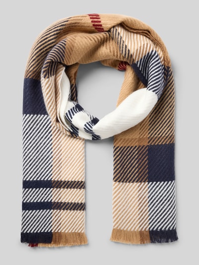 Barbour Schal mit Allover-Muster Modell 'BLAIR TARTAN' Camel 1