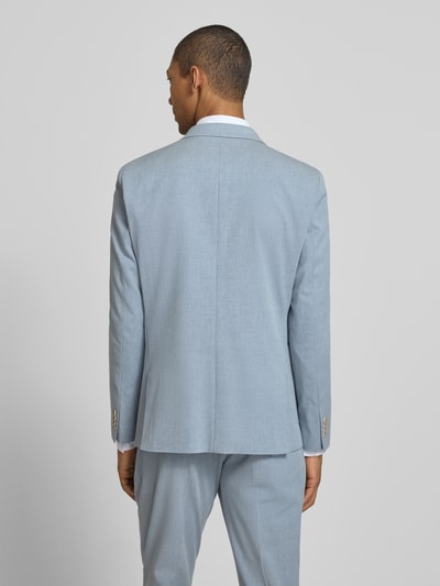 s.Oliver BLACK LABEL Slim Fit Sakko mit Baumwoll, Viskose und Leinen-Anteil Hellblau 5