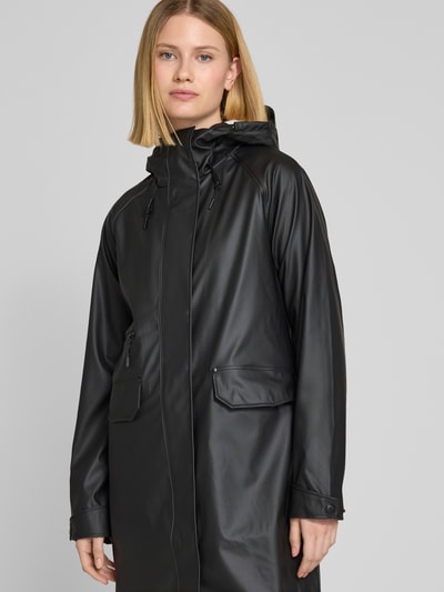 Ragwear Regenmantel mit Pattentaschen Modell 'Pearsty Rainy' Black 3