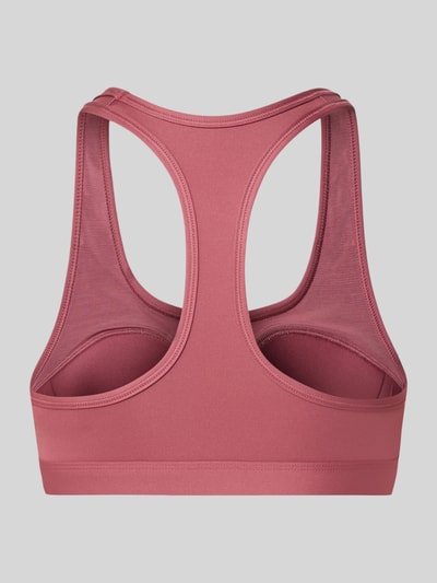 Nike Biustonosz sportowy z nadrukiem z logo Ciemnoczerwony 3