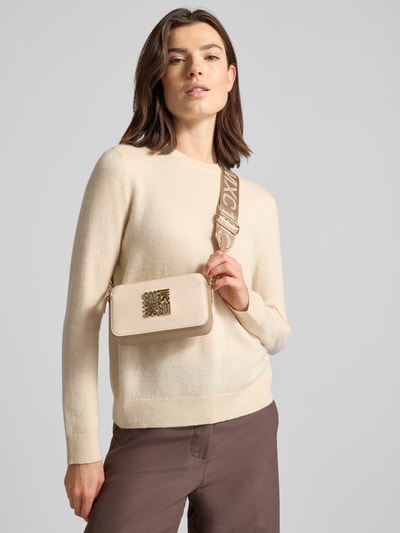 Steve Madden Crossbody Bag mit Logo-Applikation Modell 'Brisa' Offwhite 1