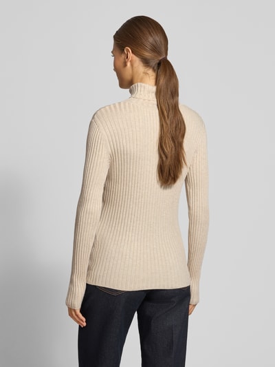 Soyaconcept Rollkragenpullover aus Viskose-Mix Modell 'Dolli' Sand 5
