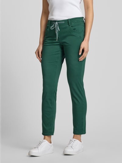 Tom Tailor Relaxed Fit Chino mit Tunnelzug Dunkelgruen 4