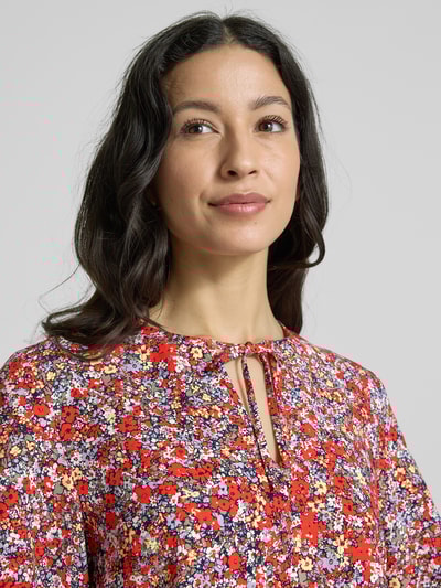 Armedangels Bluse aus Viskose-Leinen-Mix Modell 'ANDRIKAA' Rot 3