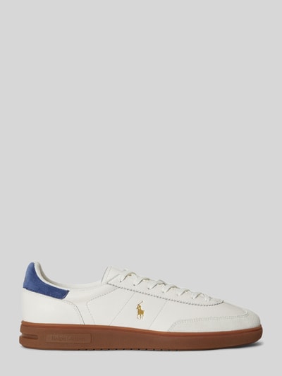 Polo Ralph Lauren Sneakersy z naturalnej skóry bydlęcej Biały 2