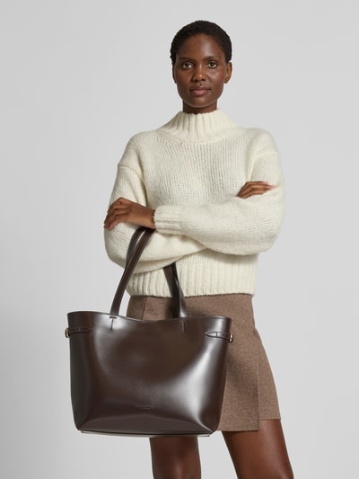 Marc O'Polo Shopper aus echtem Rindsleder Dunkelbraun 1