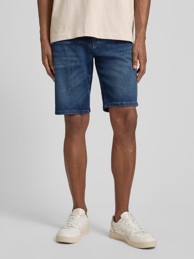 BOSS Orange Regular Fit Jeansshorts aus Baumwoll-Mix Modell 'RE.MAINE' Dunkelblau 4