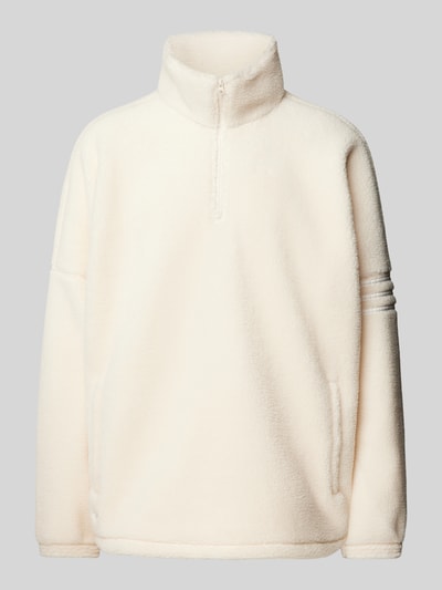 adidas Originals Sherpa Jacket mit Troyer-Kragen Offwhite 1