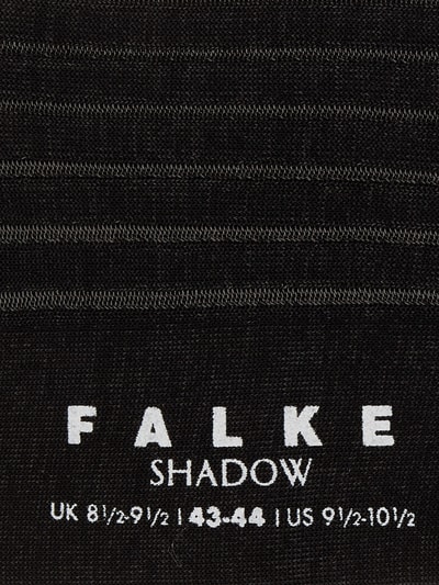 Falke Socken aus reiner Baumwolle Modell 'Shadow' Hellgrau 2