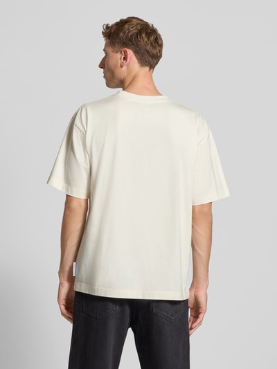 POCKIES T-Shirt mit Label-Print Weiss 5
