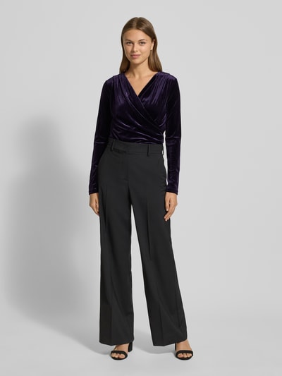 mbyM Body in Wickel-Optik Modell 'Lione' Lila 1