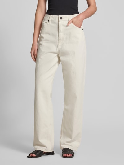 HUGO Jeansy z 5 kieszeniami model ‘Gisanna’ Złamany biały 4