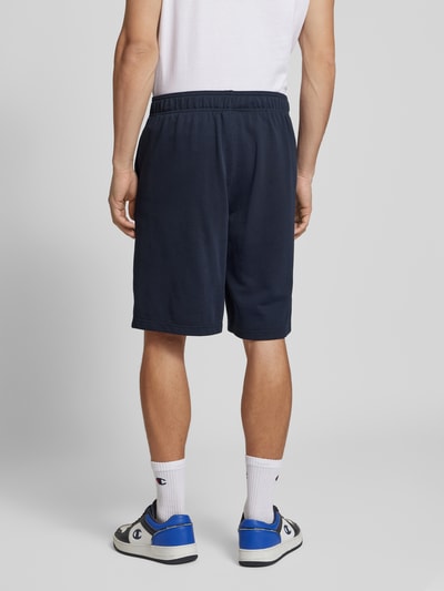 CHAMPION Baggy Fit Sweatshorts mit Label-Stitching Dunkelblau 5