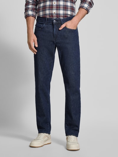 Brax Regular Fit Jeans mit Kaschmir-Anteil Modell 'Cadiz' Dunkelblau 4