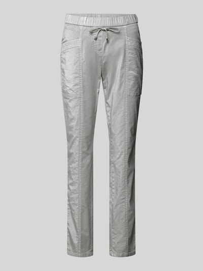 TONI Regular Fit Jogpants mit Tunnelzug Modell 'Sue' Silber 2