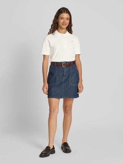 Tommy Hilfiger Regular fit poloshirt met logostitching, model '1985' Ecru - 1