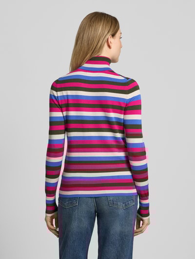 Christian Berg Woman Bluzka z długim rękawem o kroju regular fit z mieszanki wiskozy Fuksjowy 5