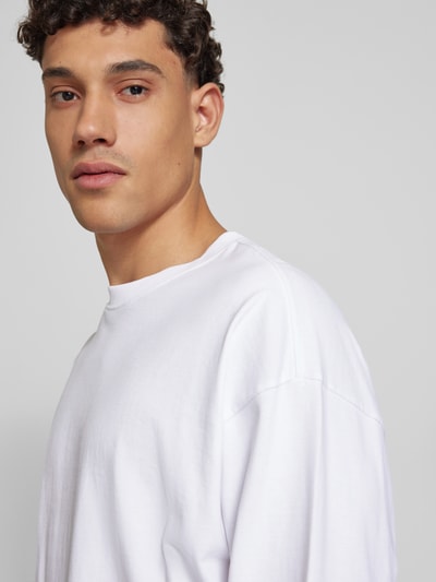 WEEKDAY Longsleeve mit geripptem Rundhalsausschnitt Offwhite 3