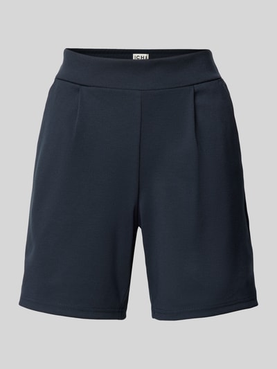 ICHI Regular Fit Shorts mit Bundfalten Modell 'Kate' Marine 1