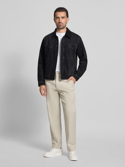 Marc O'Polo Denim Regular Fit Jeansjacke aus reiner Baumwolle Black 1