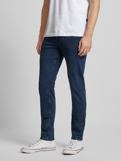 Pepe Jeans Jeansy o kroju slim fit z 5 kieszeniami model ‘Hatch’ Jeansowy niebieski 4