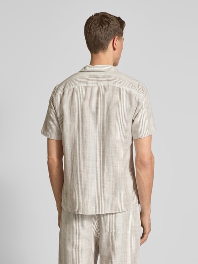 s.Oliver RED LABEL Oversized Freizeithemd aus reiner Baumwolle Sand 5