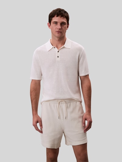 Calvin Klein Jeans Sweatshorts mit Tunnelzug Offwhite 4