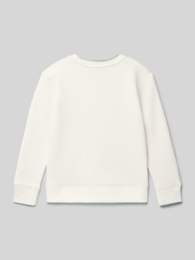 Polo Ralph Lauren Teens Sweatshirt met motiefprint en ronde hals Offwhite - 3