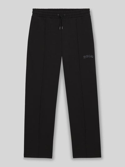 HUGO Relaxed Fit Sweatpants aus Baumwoll-Mix Modell 'DASINOLO' Black 2