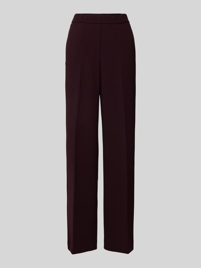 Gardeur Regular Fit Stoffhose mit elastischem Bund Modell 'FRANCA800' Aubergine 2