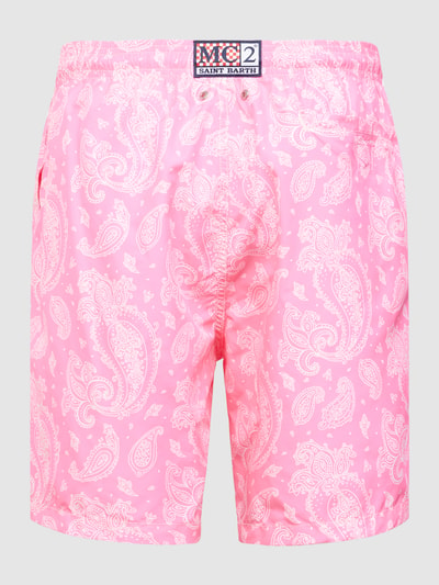 MC2 Saint Barth Badehose mit Allover-Print Modell 'LIGHTING' Pink 3