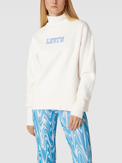 Levi's® Oversized Sweatshirt mit Logo-Stickerei Weiss 4