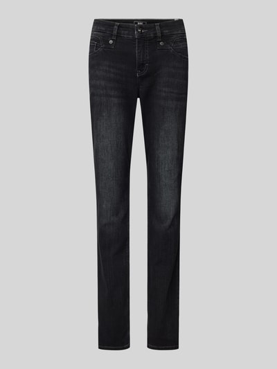 MAC Jeansy o kroju slim fit z 5 kieszeniami model ‘Rich’ Antracytowy 2