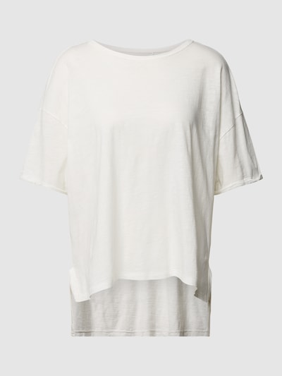 Only Oversized T-shirt met ronde hals, model 'WORLD' Offwhite - 2