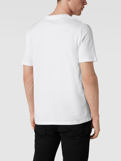 Marc O'Polo T-shirt met labelprint Wit - 5